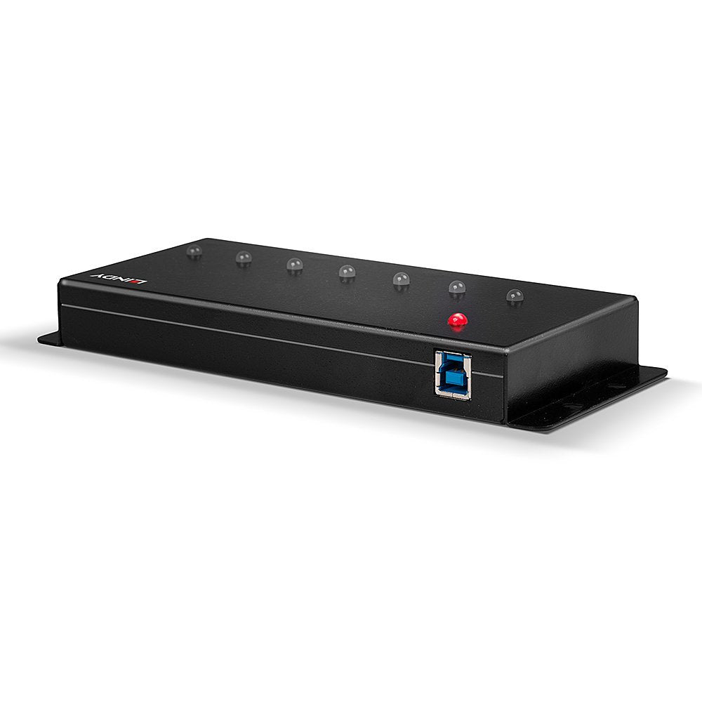 Concentrador Industrial Lindy Usb 3.1 / 3.0 De 7 Puertos