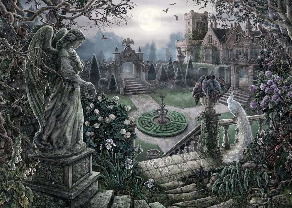 Puzzle Ravensburger Salir Puzzle Por La Noche En El Jardín 17120