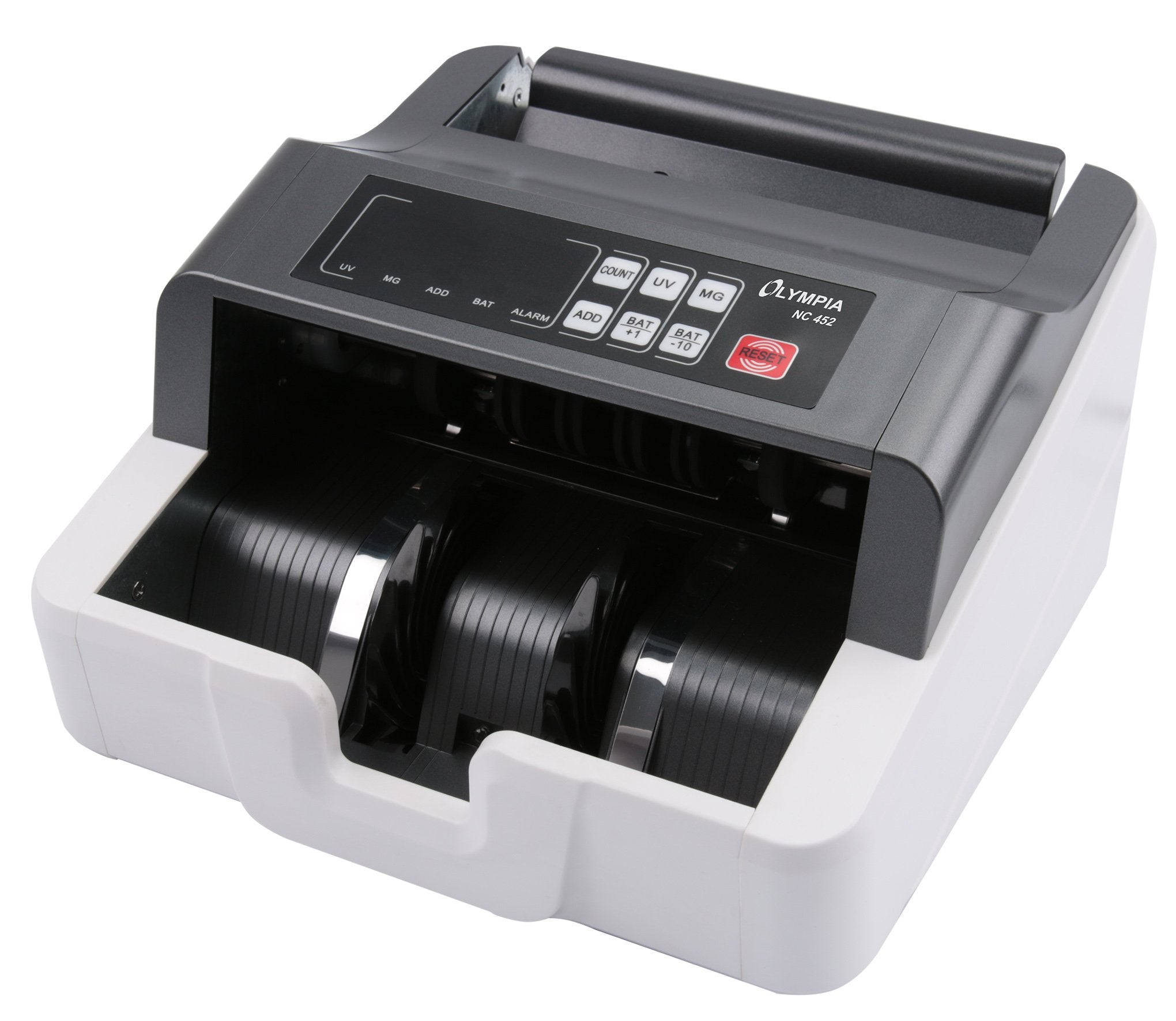 Olympia Contador De Dinero- Y Dispositivo De Prueba Nc 452 Negro