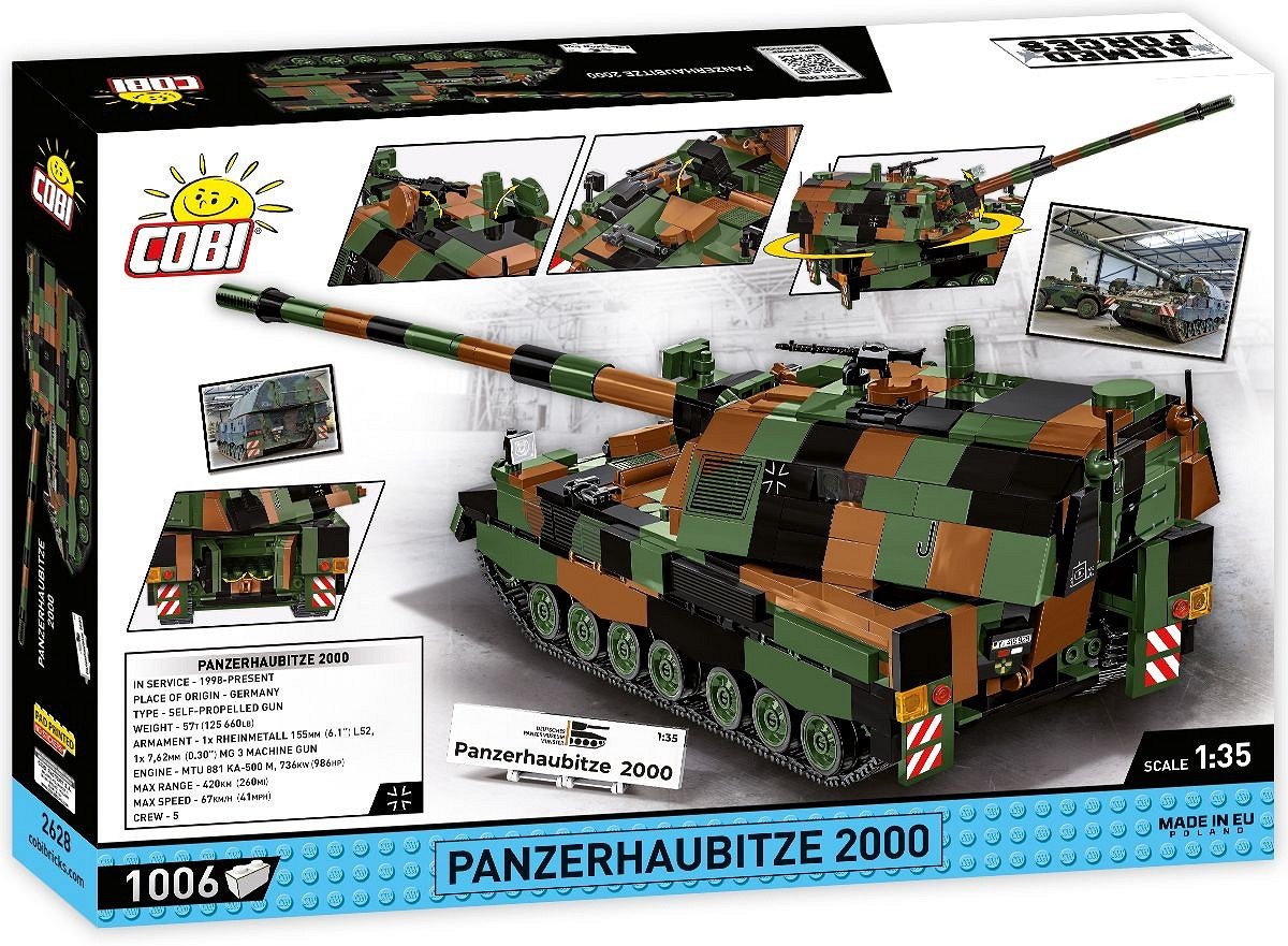 Klocki Panzerhaubitze 2000 1006 Klocków