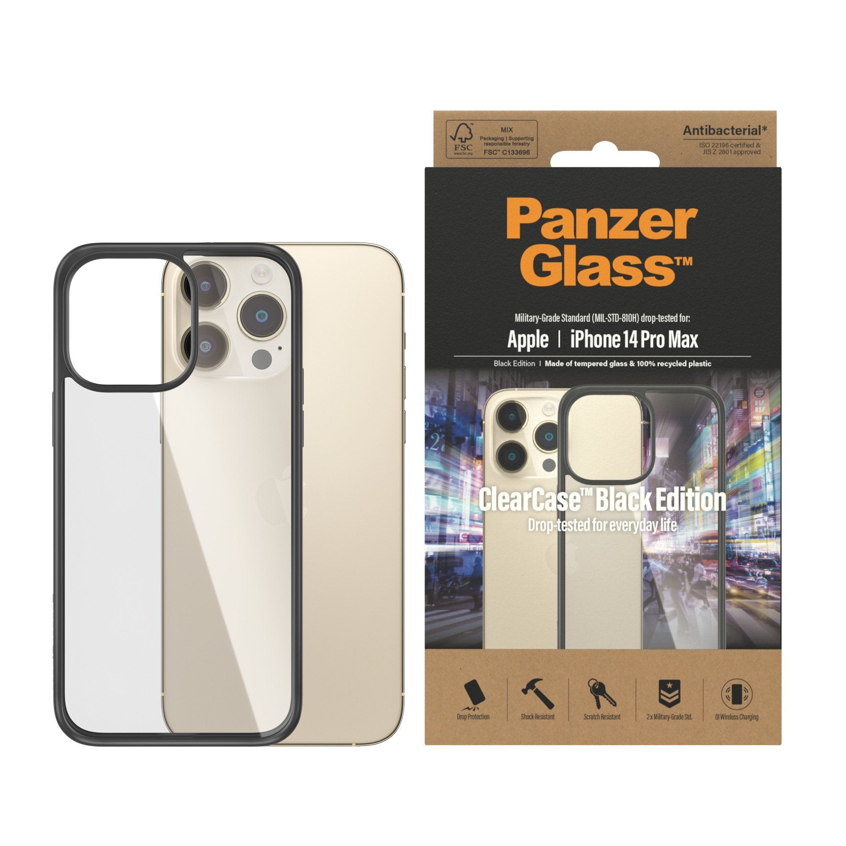 Apple Funda Iphone 14 Pro Max. Warranty: 2ym Panzerglass Clearcase,