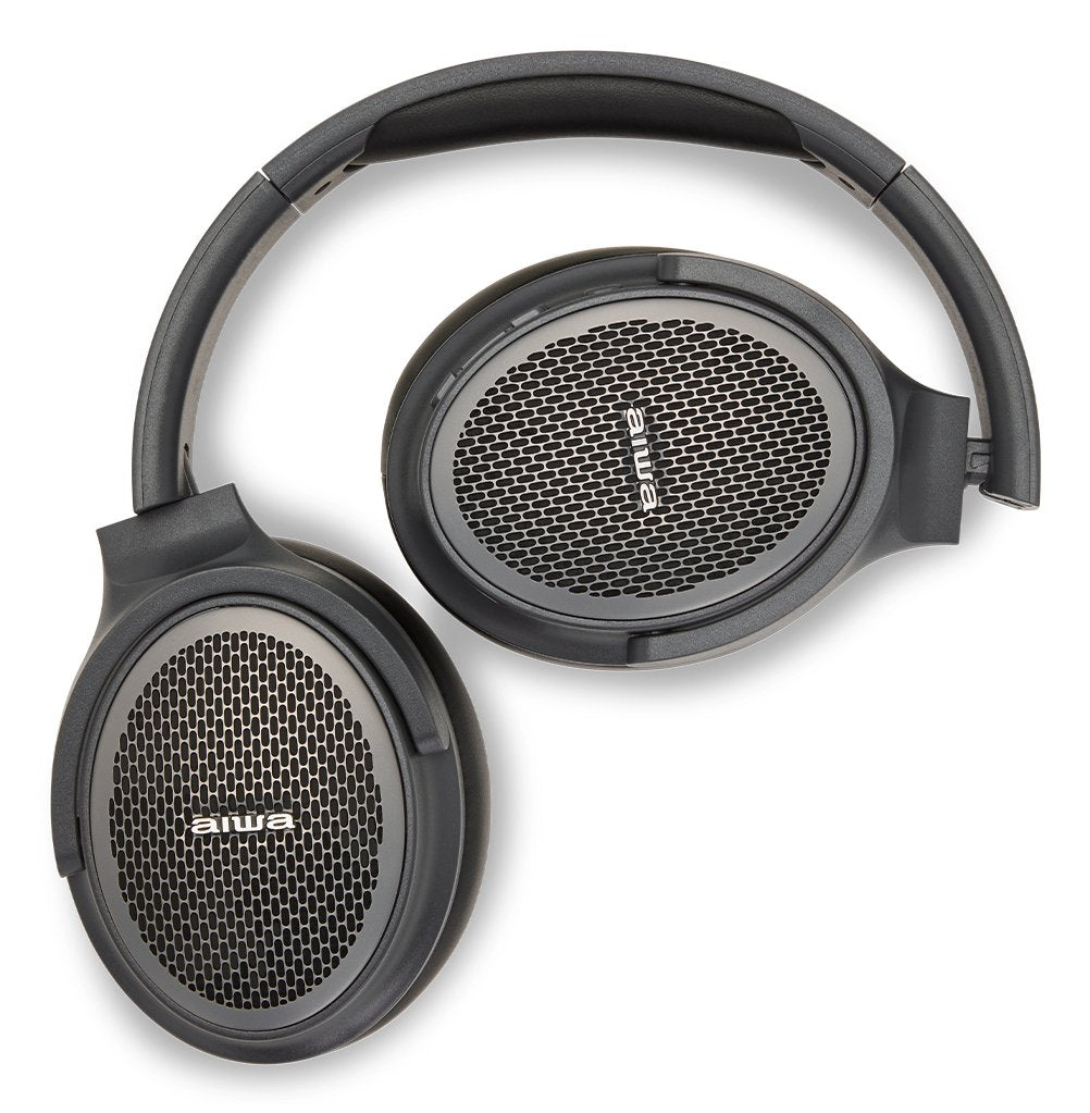 Auriculares Inalámbricos Aiwa Hst-250bt Tn Con Micrófono Bluetooth Gris