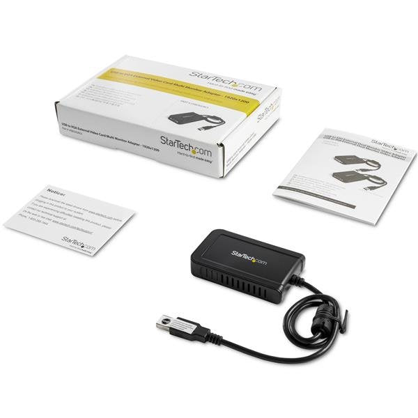Startech Adaptador Video Externo Usb A Vga - Cable