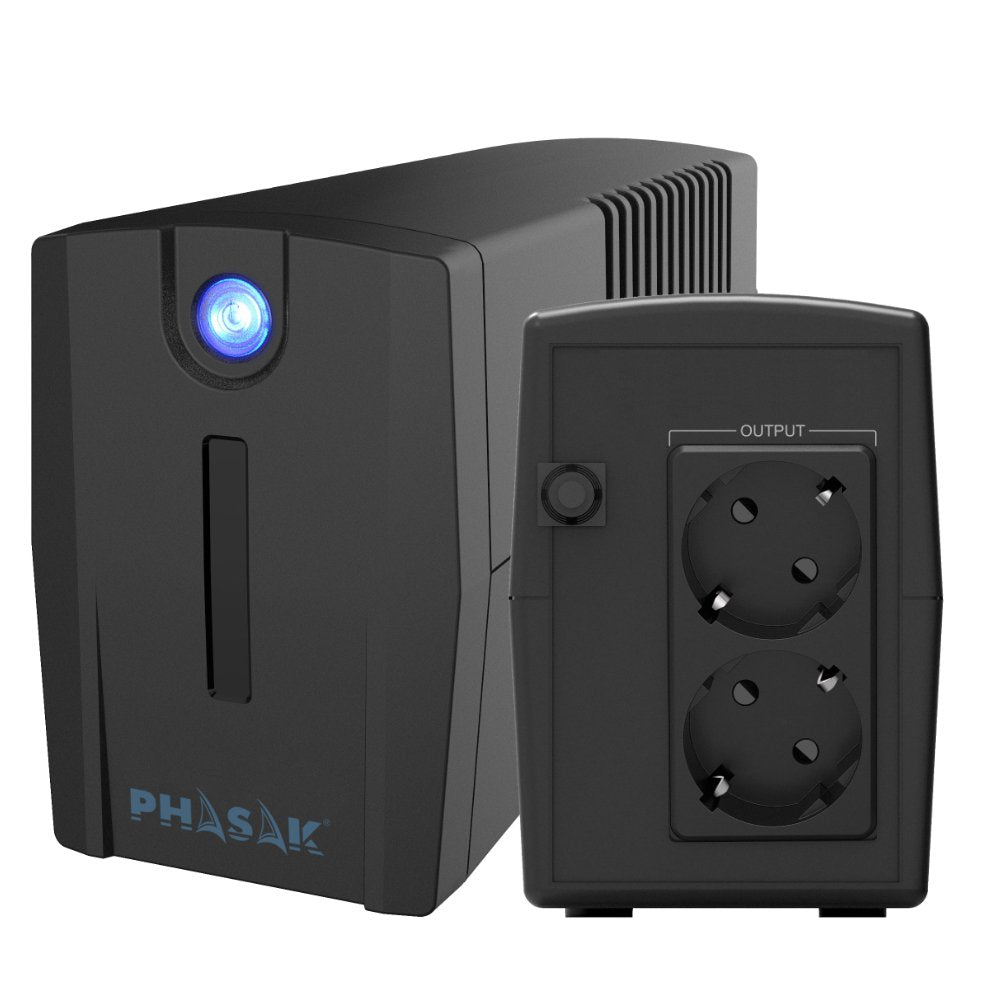 EAN 5605922004430 - Phasak PH 7210 sistema de alimentación ininterrumpida (UPS) Línea interactiva 1,06 kVA 600 W 2 salidas AC imagen 5