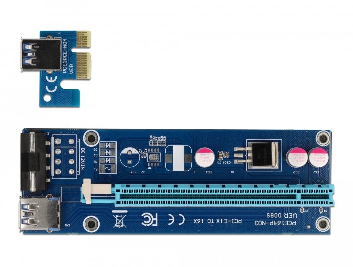 Delock 41430 Tarjeta Y Adaptador De Interfaz Interno Pcie, Usb 3.2 Gen 1 (3.1 Gen 1), Tarjeta De Ampliación Pcie, Pcie, Usb 3.2 Gen 1 (3.1 Gen 1), Negro, Azul, Gris, Pc, 0,8 Gbit/S, 128,2 Mm