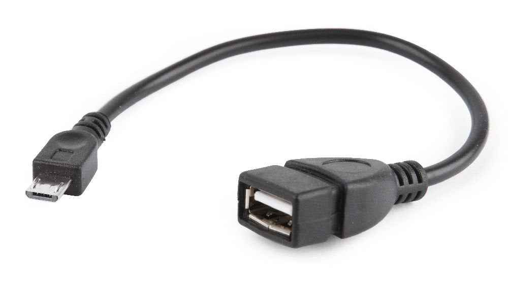 Gembird Cable Otg Micro Usb A Usb M/H 0.15m Negro