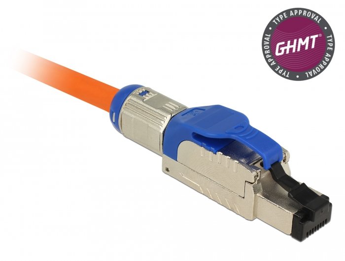 EAN 4043619864874 - DeLOCK 86487 conector RJ-45 Azul, Plata imagen 3