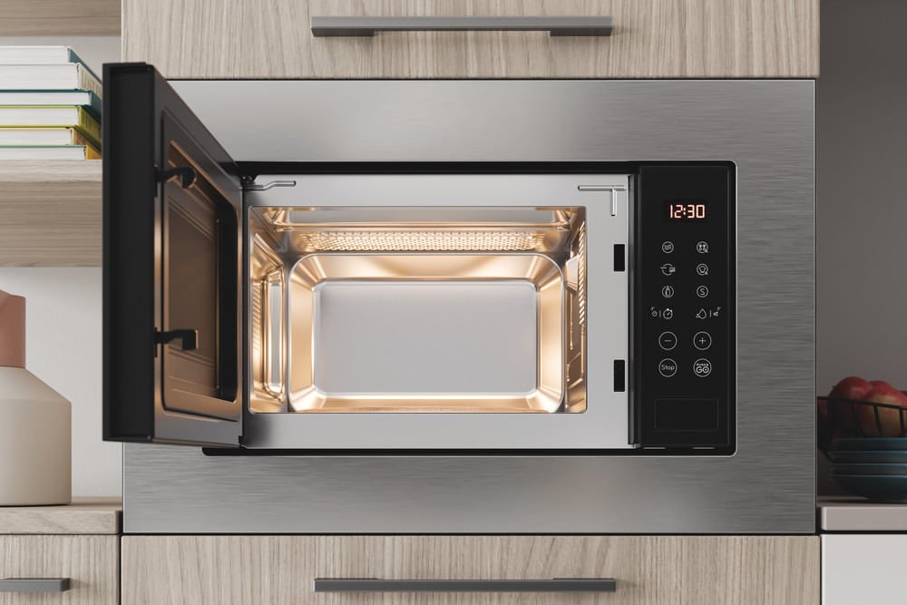 EAN 8050147591437 - Indesit MWI 120 GX Acero inoxidable Microondas con grill Integrado 20 L 800 W imagen 7