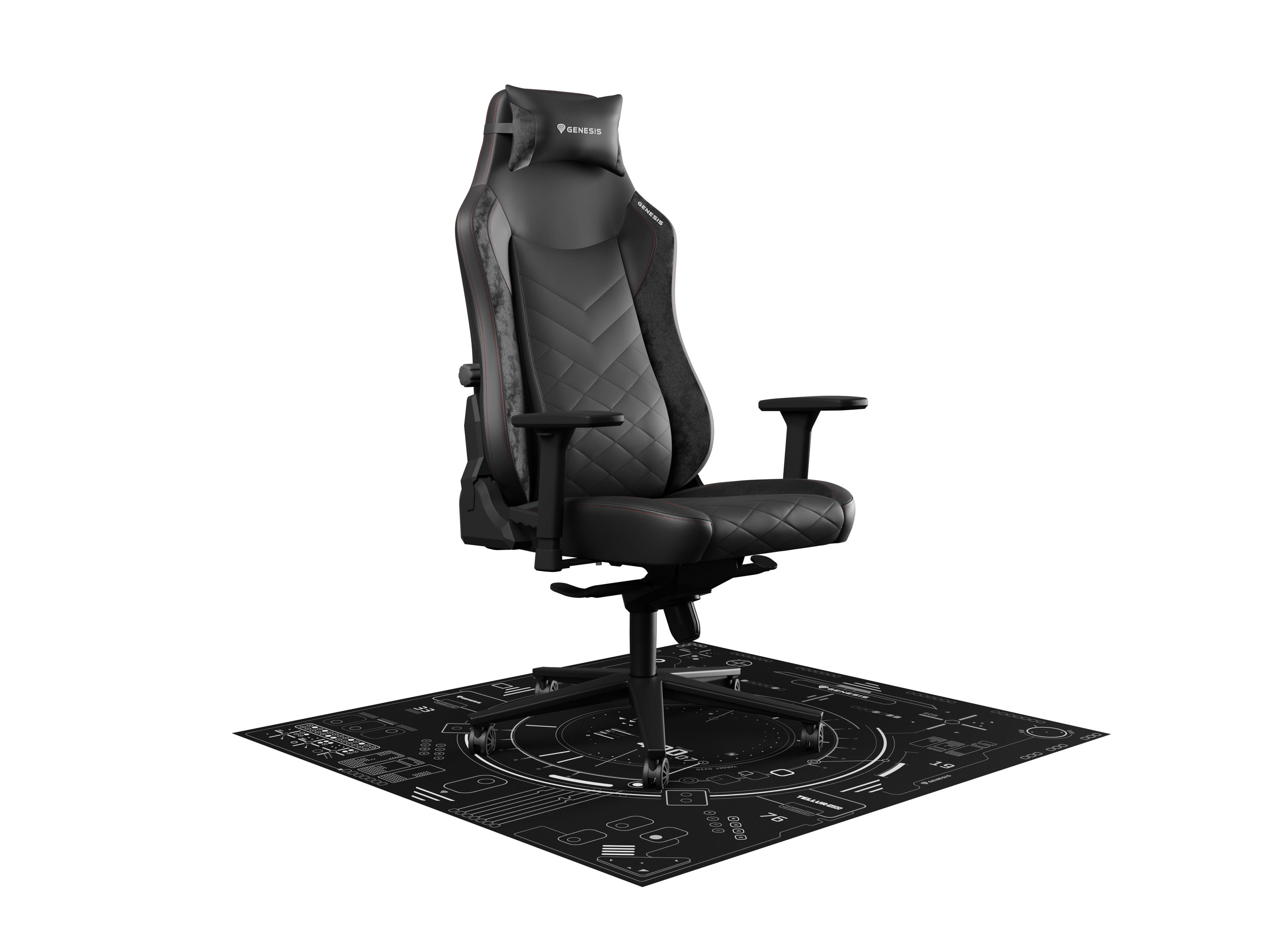 Alfombra Suelo Genesis Tellur 400 Cuadrada Hud 110x100cm