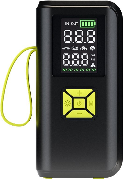 Compresor Inalámbrico
Bomba De Aire Portátil Con Un Máximo De 10 Bar/150 Psi Para Coches, Bicicletas, Motos O Balones.