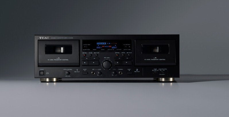 Teac W-1200 Doppel-Kassettendeck Usb-Ausgang Schwarz
