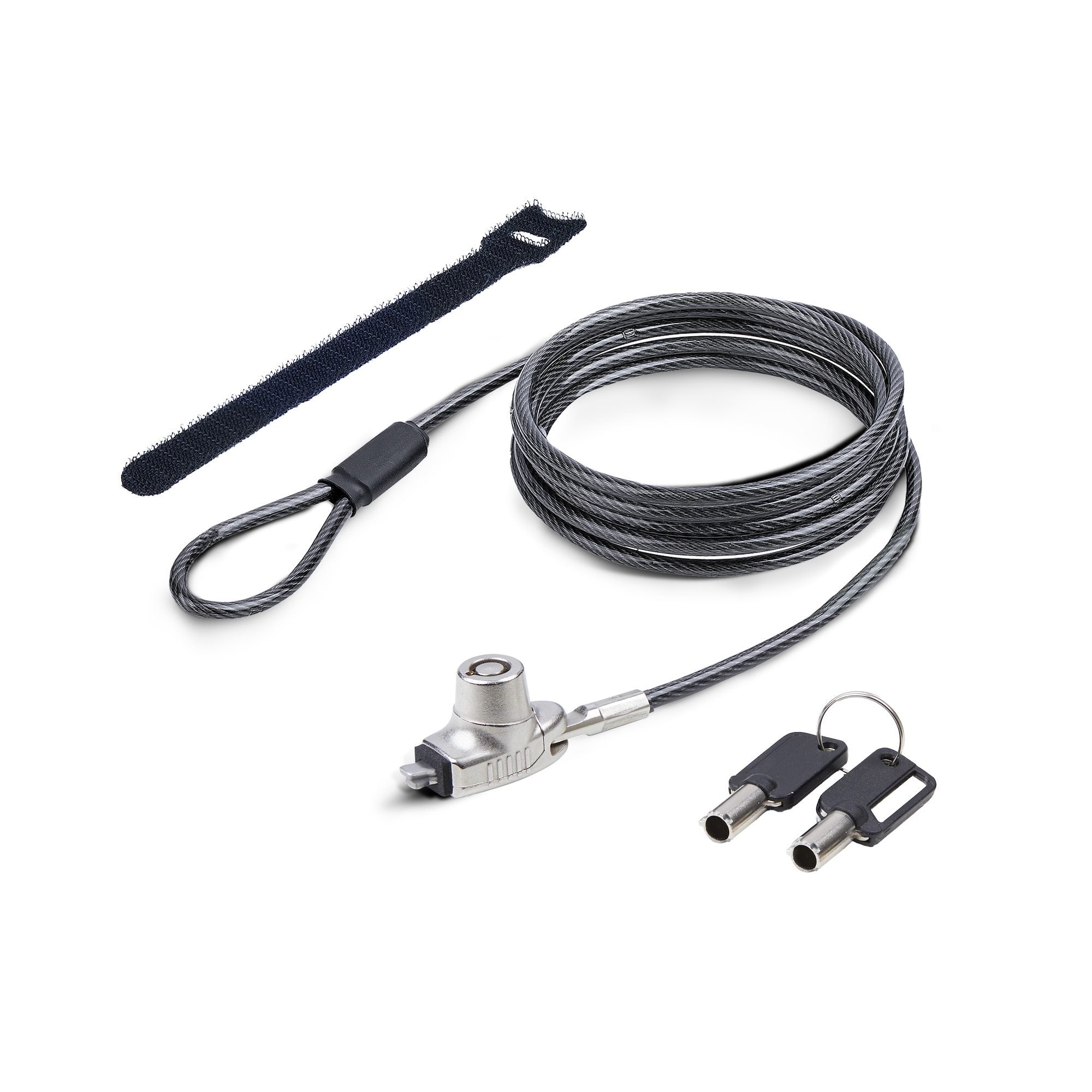 Slim Laptop Cable Lock 6.6ft - Noble Wedge Slot Compatible