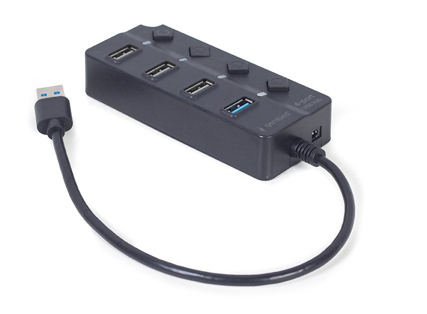 EAN 8716309124645 - Gembird UHB-U3P1U2P3P-01 hub de interfaz 5000 Mbit/s Negro imagen 3