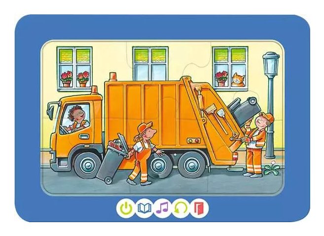 Ravensburger Tiptoi 3 Primeros Rompecabezas: Vehículos 4005556002276.0