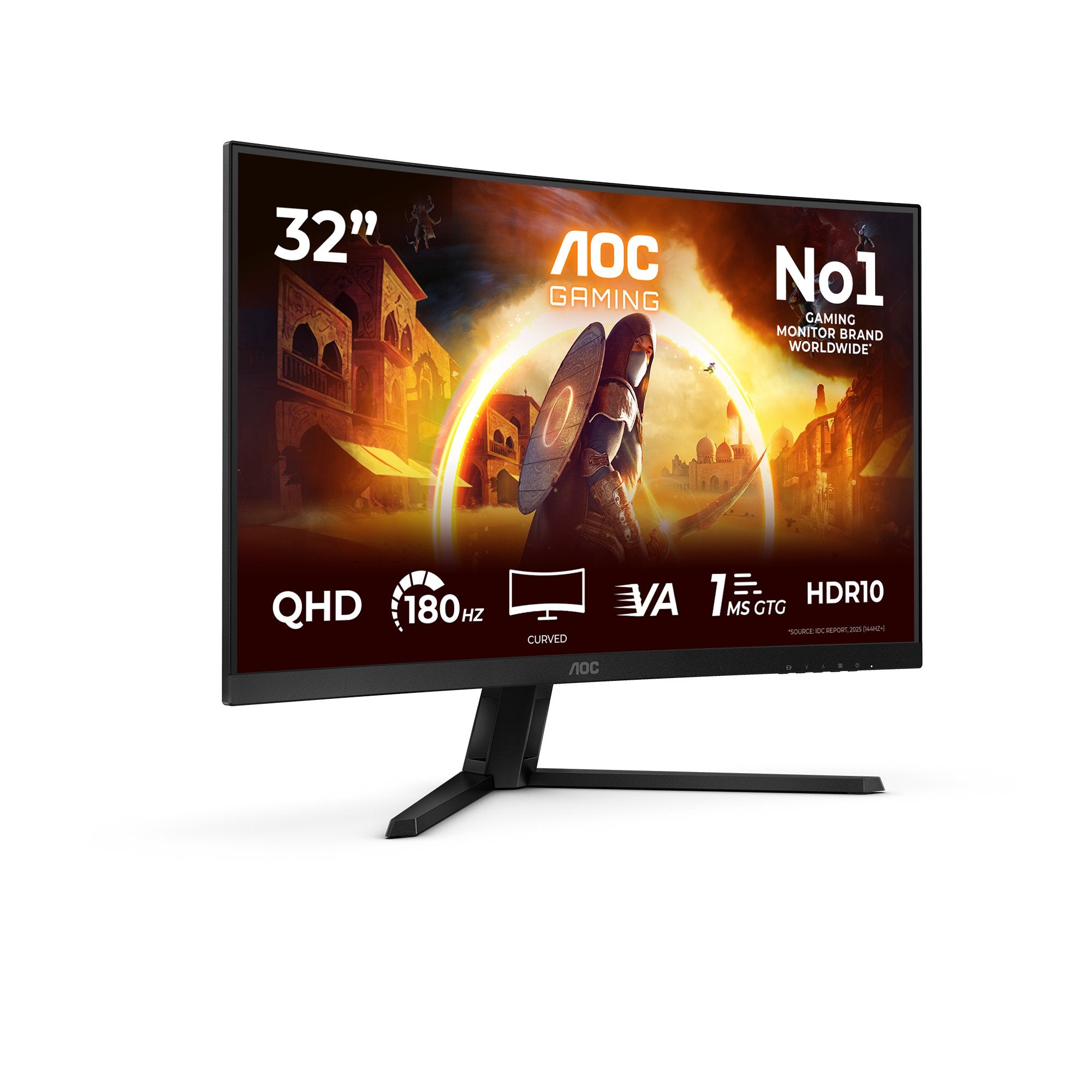 EAN 4038986182164 - AOC G4 CQ32G4VE pantalla para PC 80 cm (31.5") 2560 x 1440 Pixeles Quad HD LCD Negro, Gris imagen 2