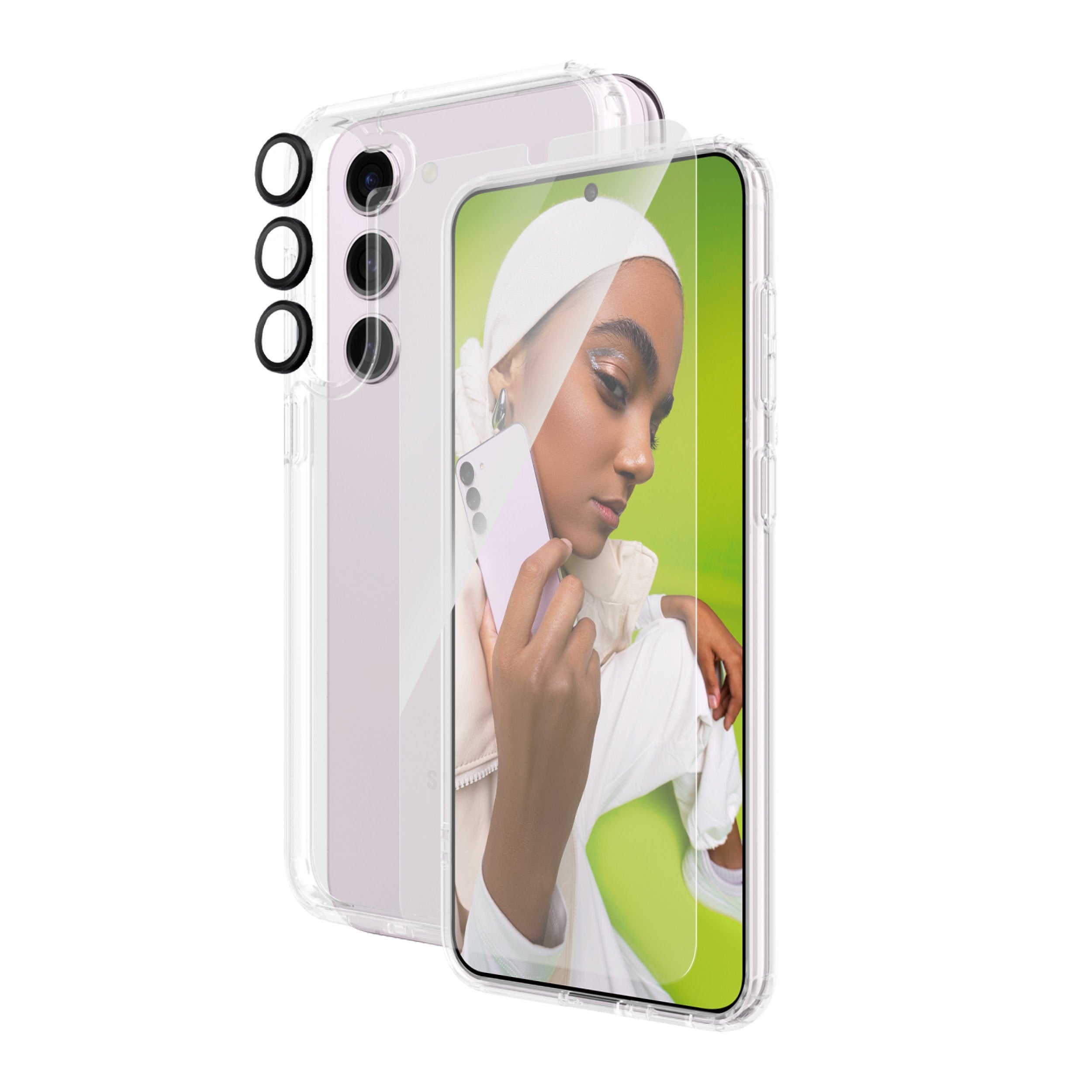 EAN 5711724212147 - PanzerGlass ® 3-in-1 Bundle Samsung Galaxy S24+ | Ultra-Wide Fit w. EasyAligner Protector de pantalla 1 p imagen 1