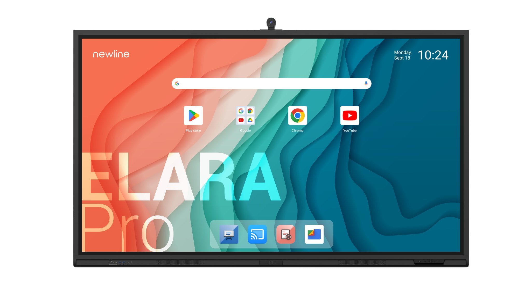 EAN 0850046374326 - Newline Elara Pro pizarra blanca interactiva 2,18 m (86") 3840 x 2160 Pixeles Pantalla táctil Negro imagen 1