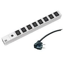 Bachmann 333.408 Unidad De Distribución De Energía (Pdu) 1u Negro, Gris, Plata 8 Salidas Ac
