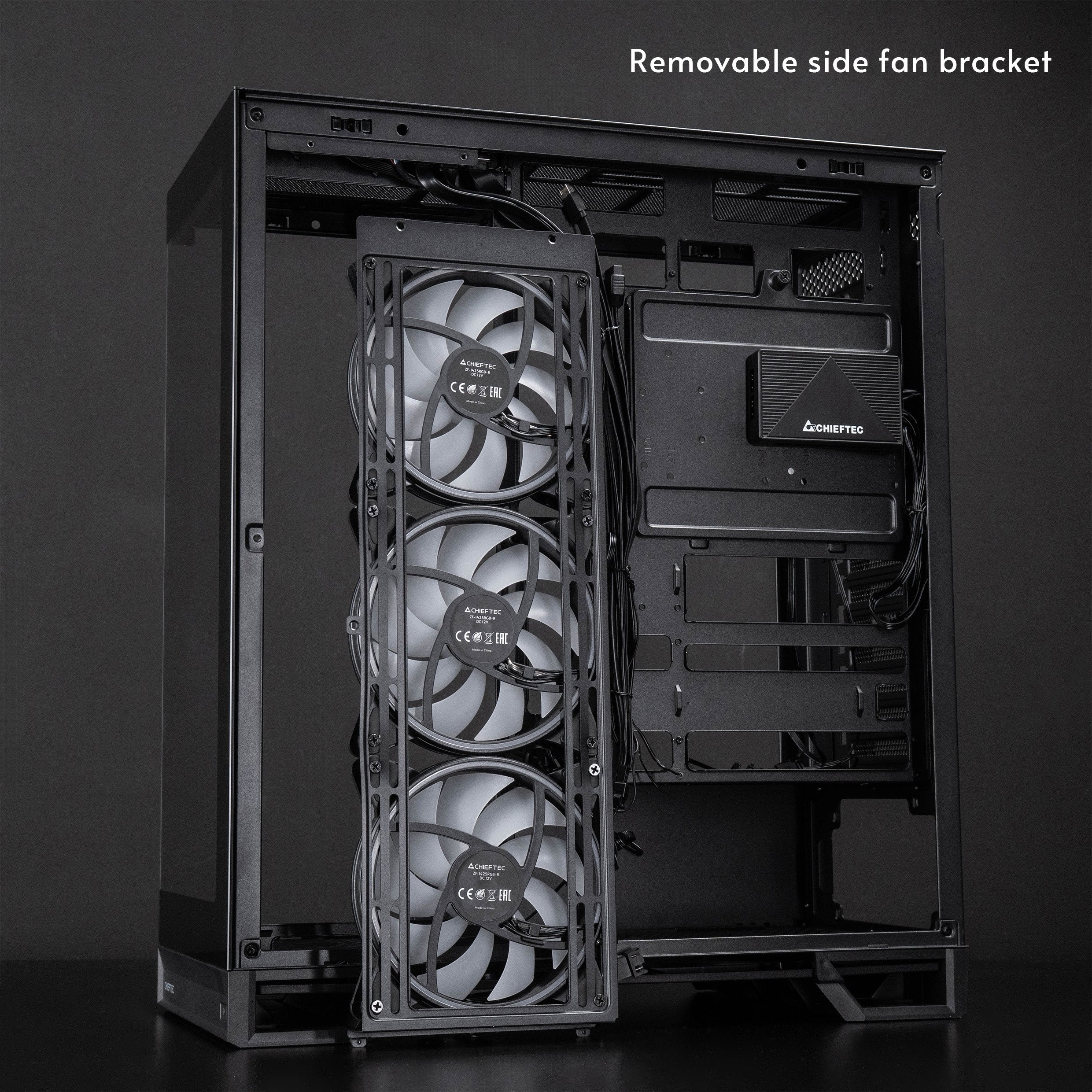 Chieftec Vista Max (Negro, Tempered Glass X 2) Gx-30b-Op