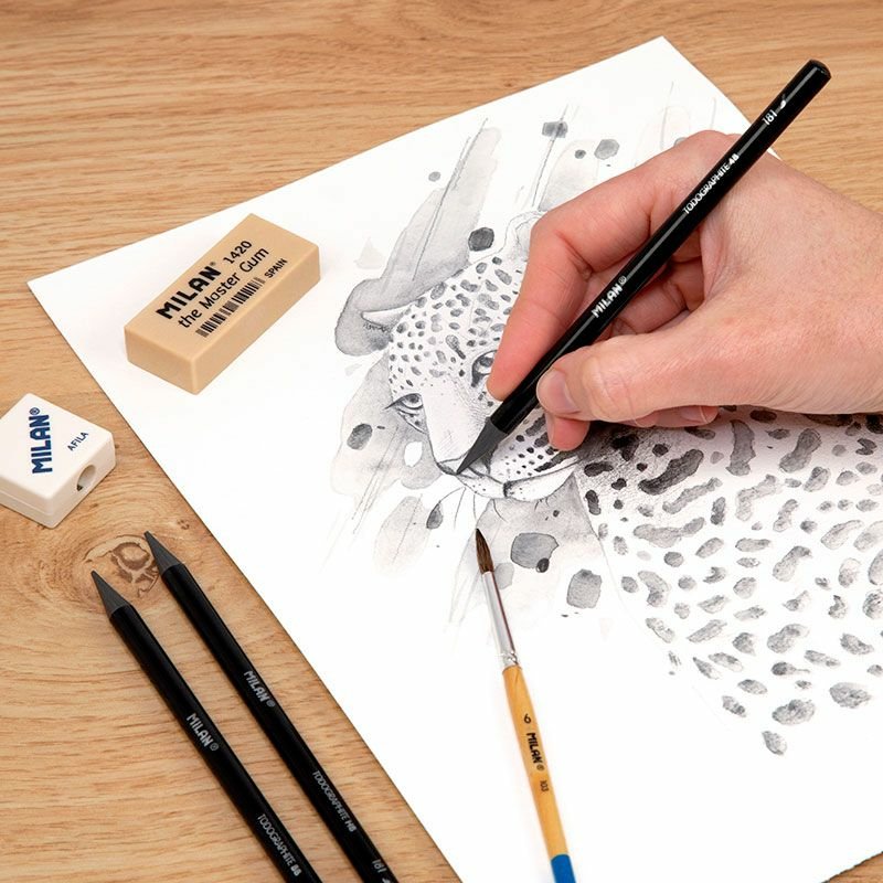 EAN 8411574095132 - Milan Todographite Lápiz de grafito Caja metálica imagen 5