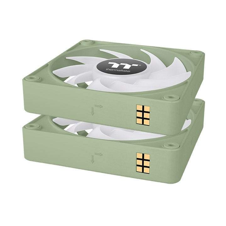 Ventilador Thermaltake Ct140 Ex Argb Sync De Refrigeración Para Pc, Ventilador Verde Claro, Paquete De 3 Cl-F197-Pl14mg-A