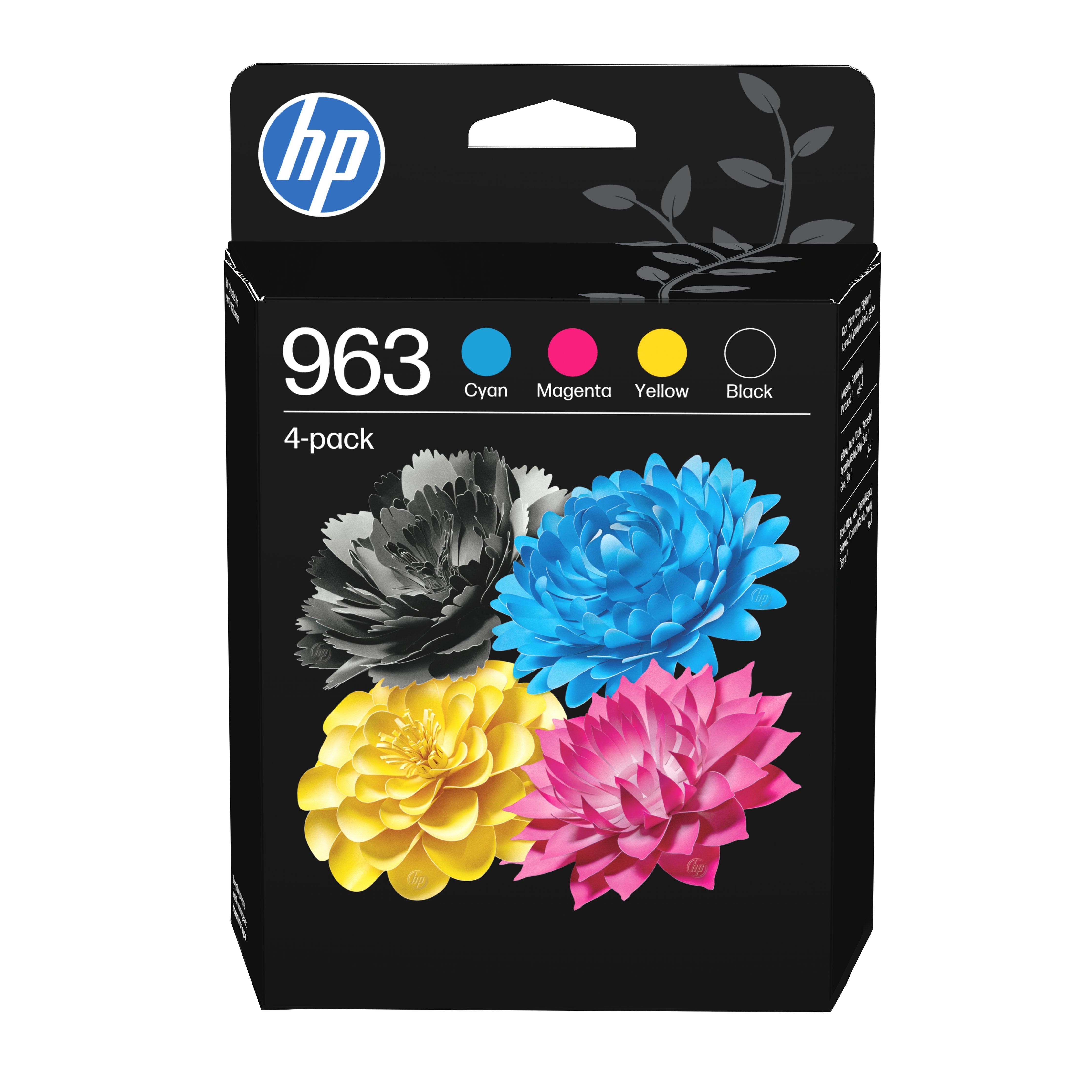 EAN 0199764688750 - HP 963 4-Pack CMYK(4) Original Ink Cartridge Combo cartucho de tinta 5 pieza(s) Rendimiento estándar Negr imagen 1