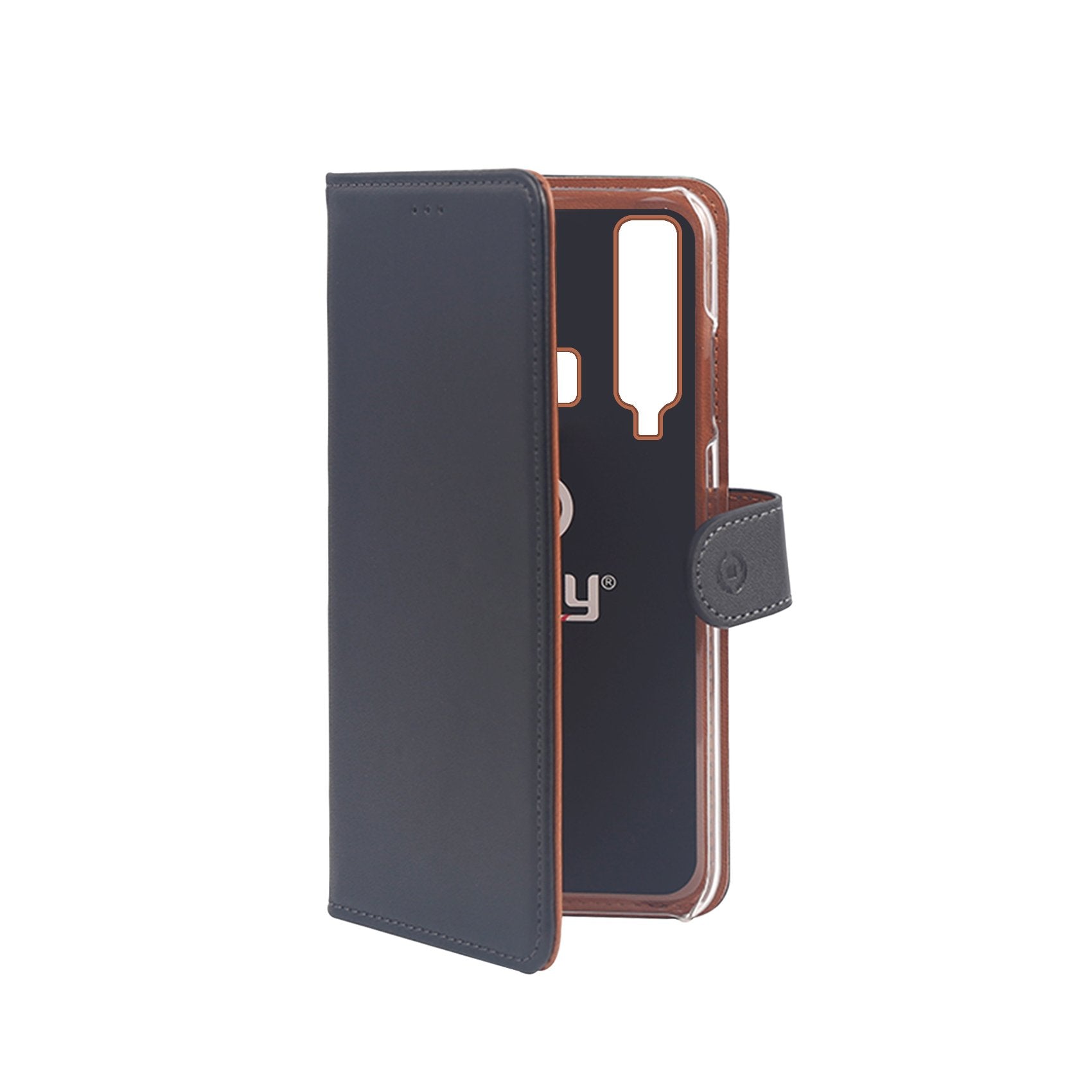 Case Celly Samsung A9 2018 Wallet Case Black Wally796