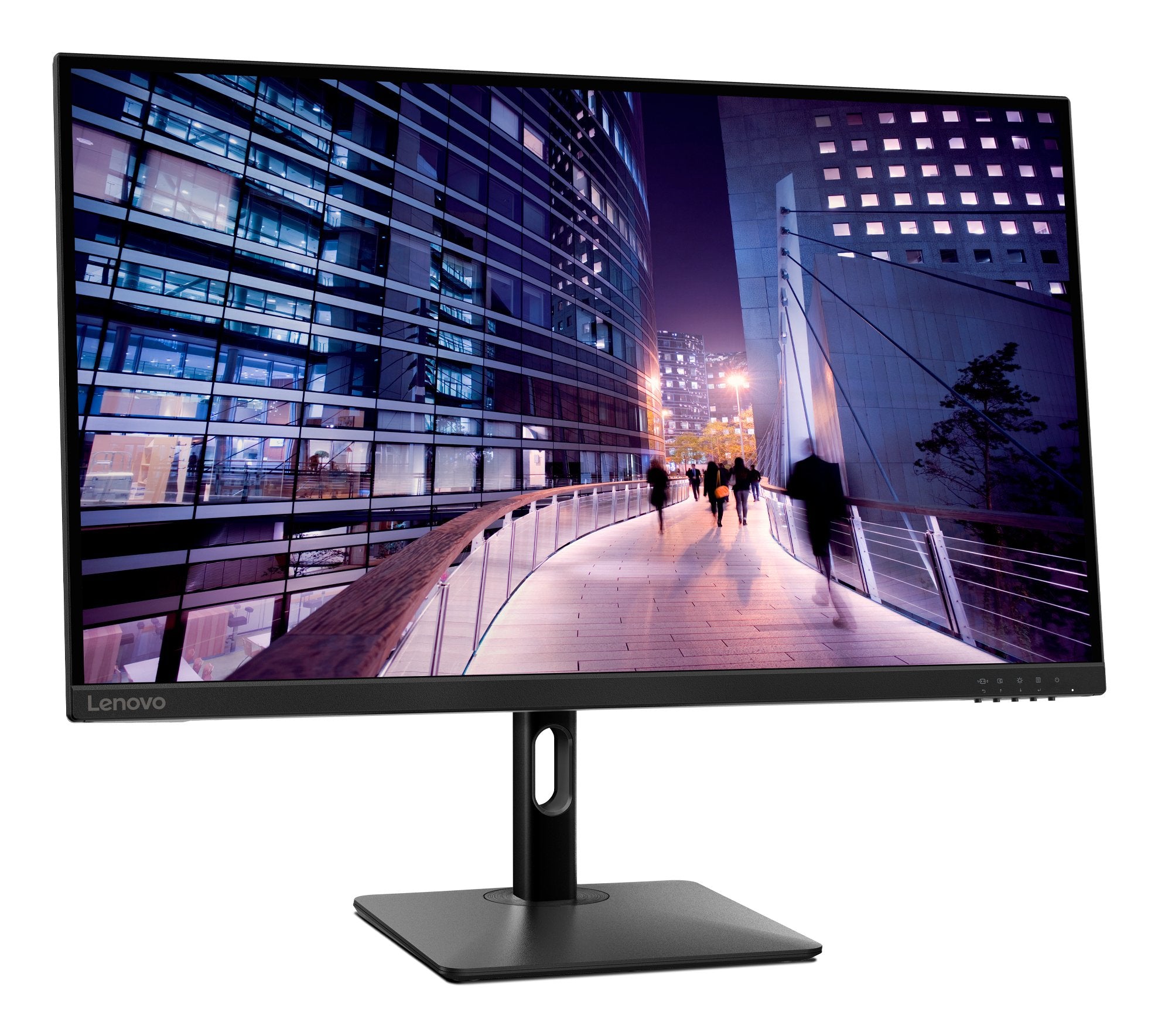 EAN 0198153593101 - Lenovo N27p pantalla para PC 68,6 cm (27") 3840 x 2160 Pixeles 4K Ultra HD LED Negro imagen 4