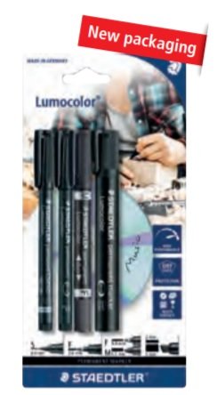 Juego De Marcadores Staedtler Lumocolor 4pcs