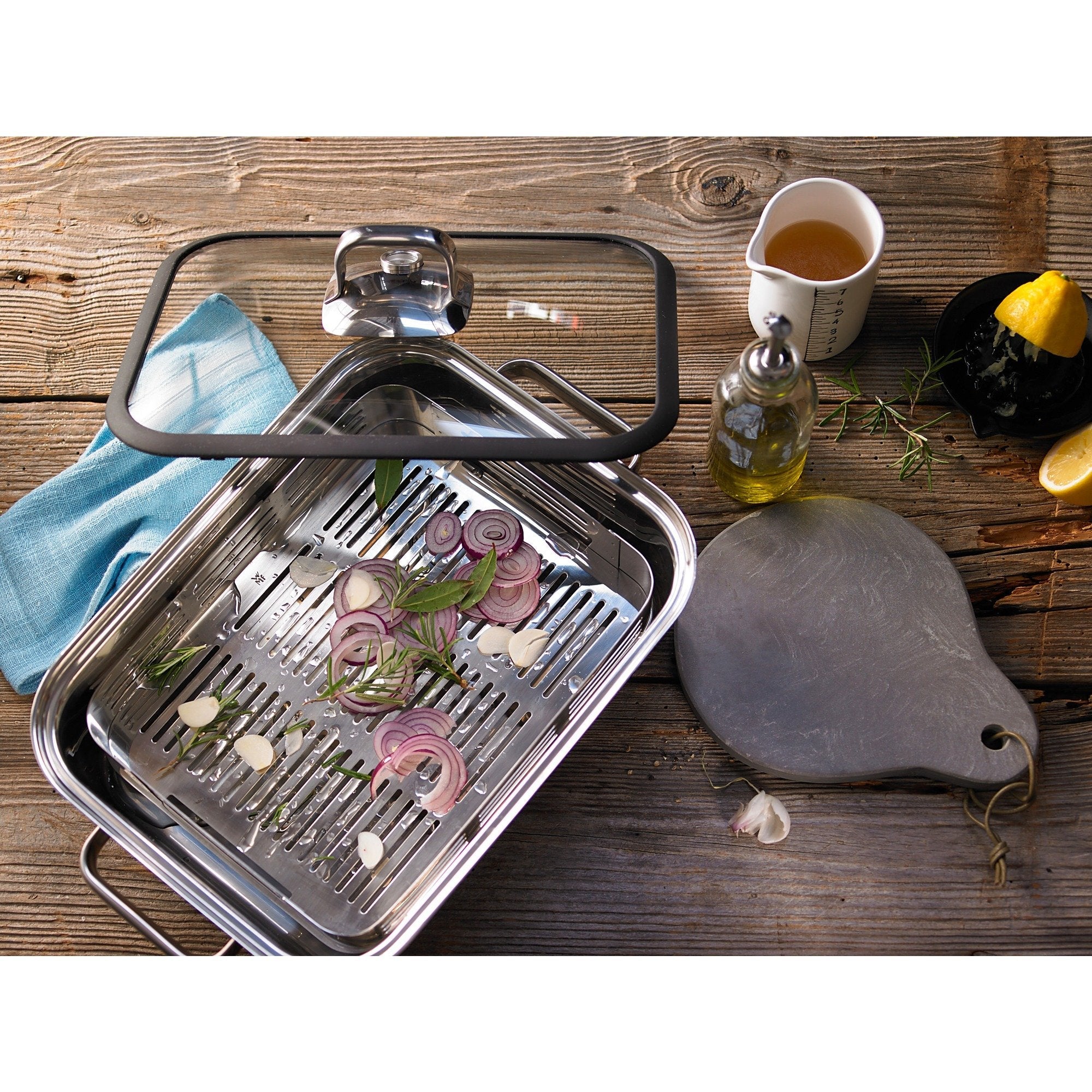 Wmf Vitalis Dampfgarer Mit Glasdeckel 6,5 L
