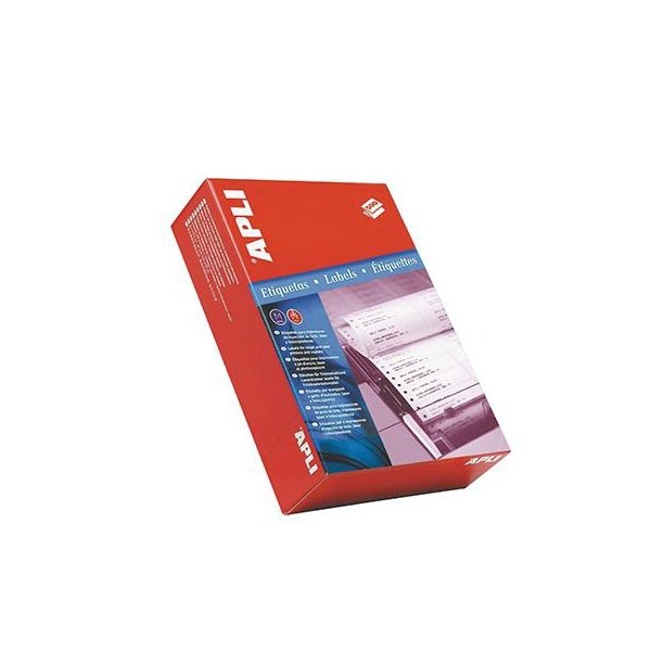 EAN 8410782000730 - APLI 00073 etiqueta de impresora Blanco Etiqueta para impresora autoadhesiva imagen 1