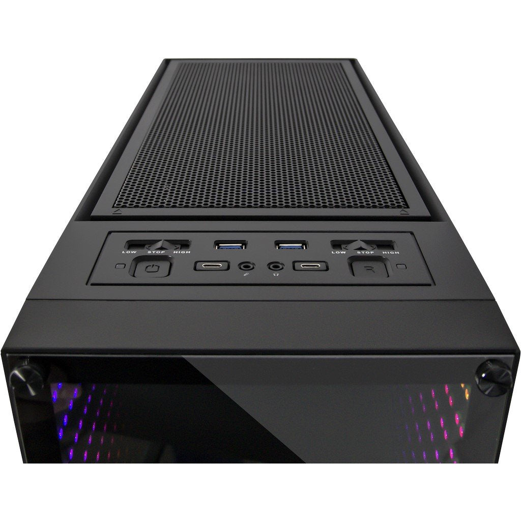 Caja Pc Inter-Tech X-908 Infini2 2x120mm Vent Rgb
