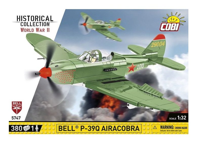 Cobi Bell P-39q Airacrobra, Design Toys Olive Green Cobi-5747