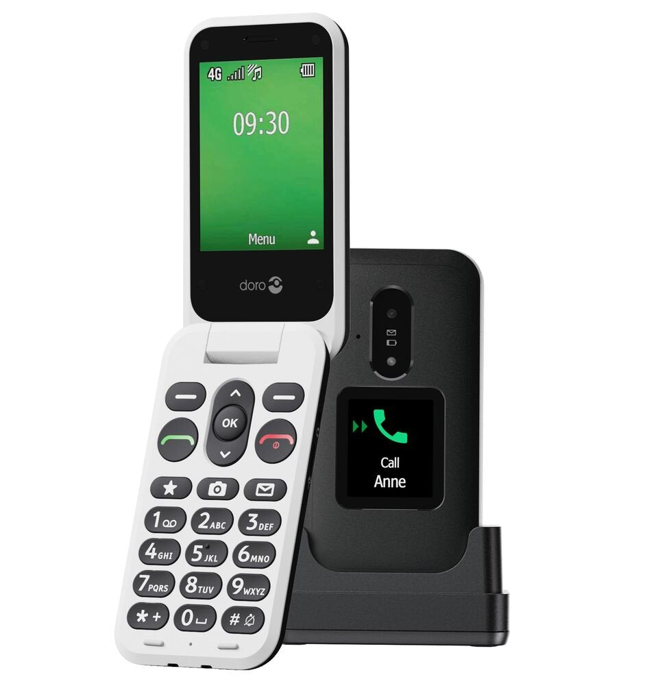EAN 7322460089931 - Doro Leva E30 7,11 cm (2.8") 142,7 g Negro, Blanco Característica del teléfono imagen 1