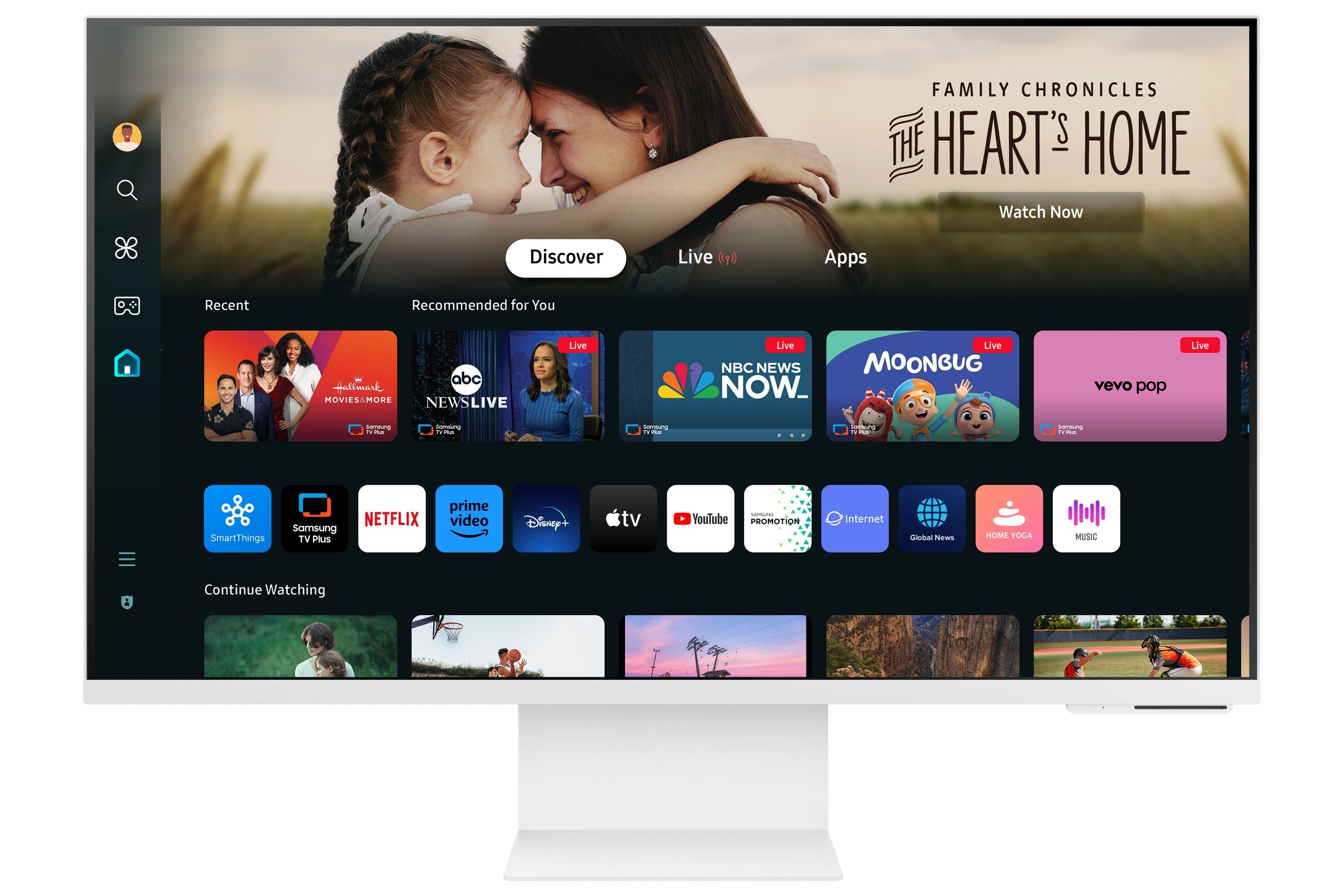 EAN 8806095547558 - Samsung M80D pantalla para PC 81,3 cm (32") 3840 x 2160 Pixeles 4K Ultra HD LED Blanco imagen 4