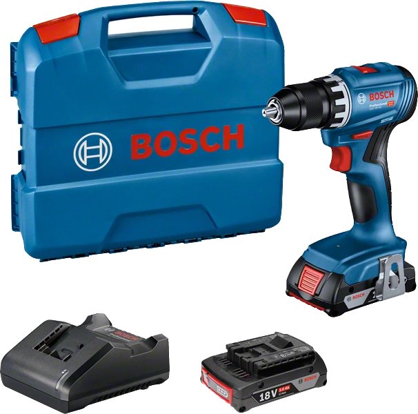EAN 4059952605630 - Bosch GSR 18V-45 1900 RPM 900 g Negro, Azul, Rojo imagen 1