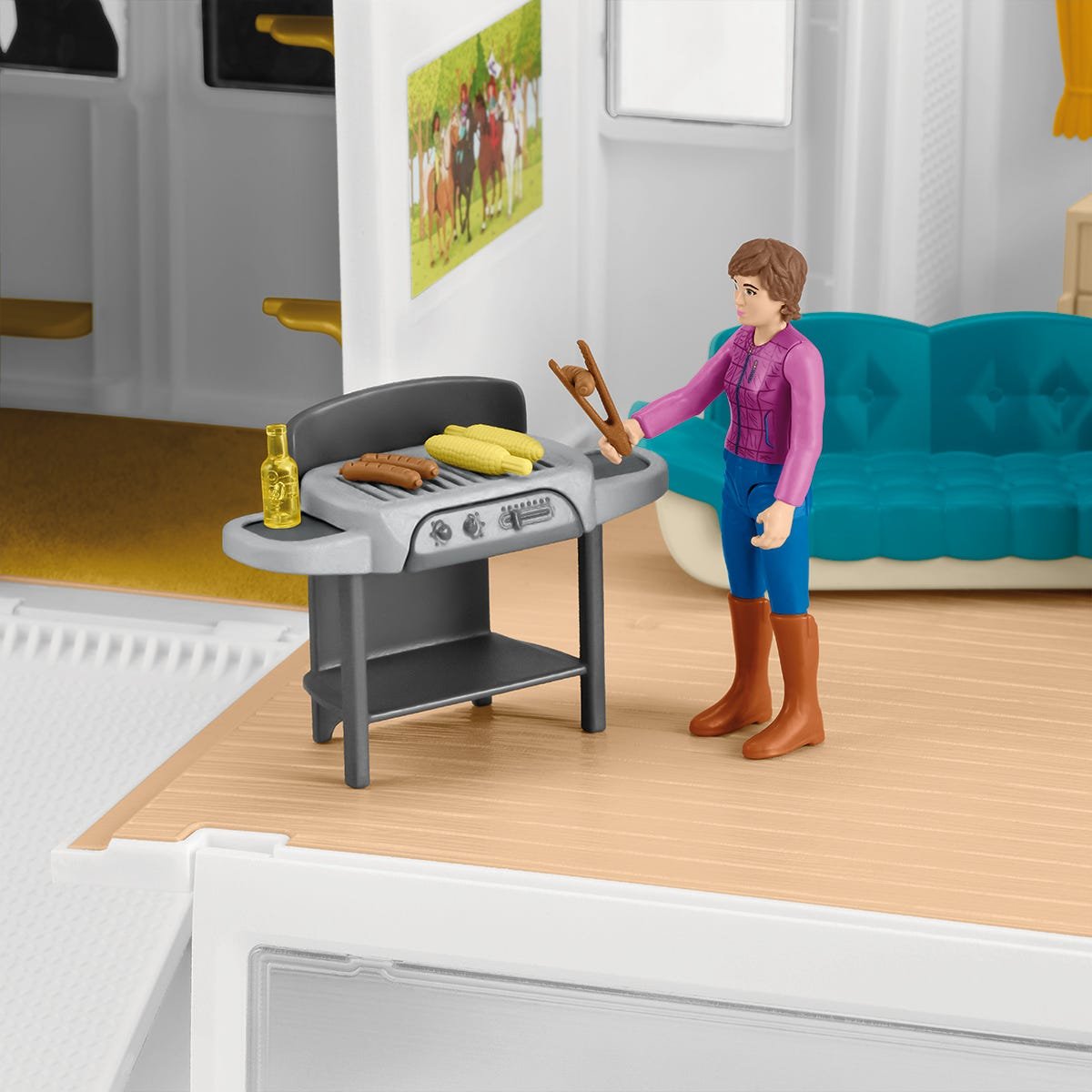 Schleich Horse Club Transportador De Caballos, Vehículo De Juguete