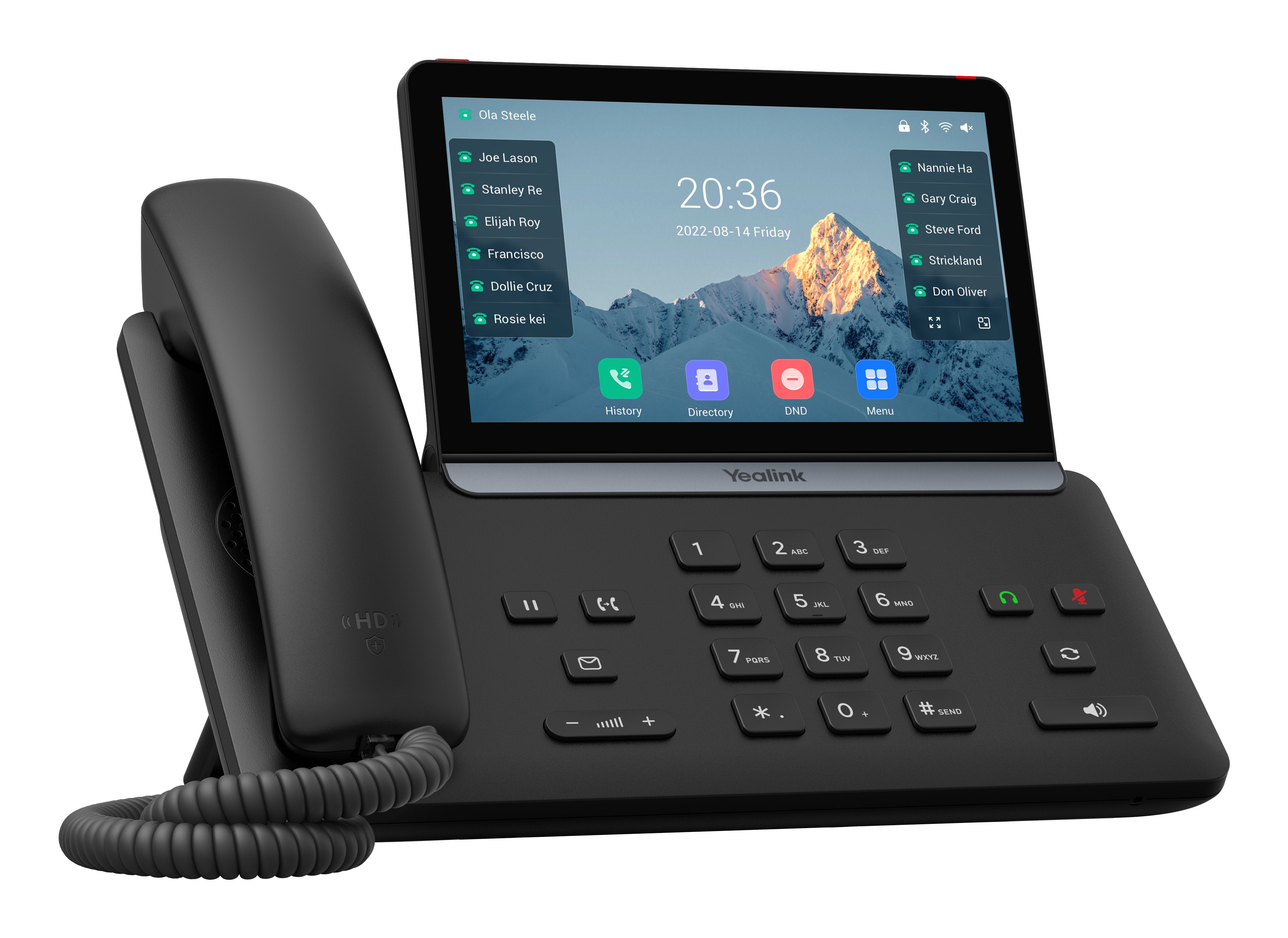 EAN 6938818322837 - Yealink T87W teléfono IP Negro LCD Wifi imagen 2