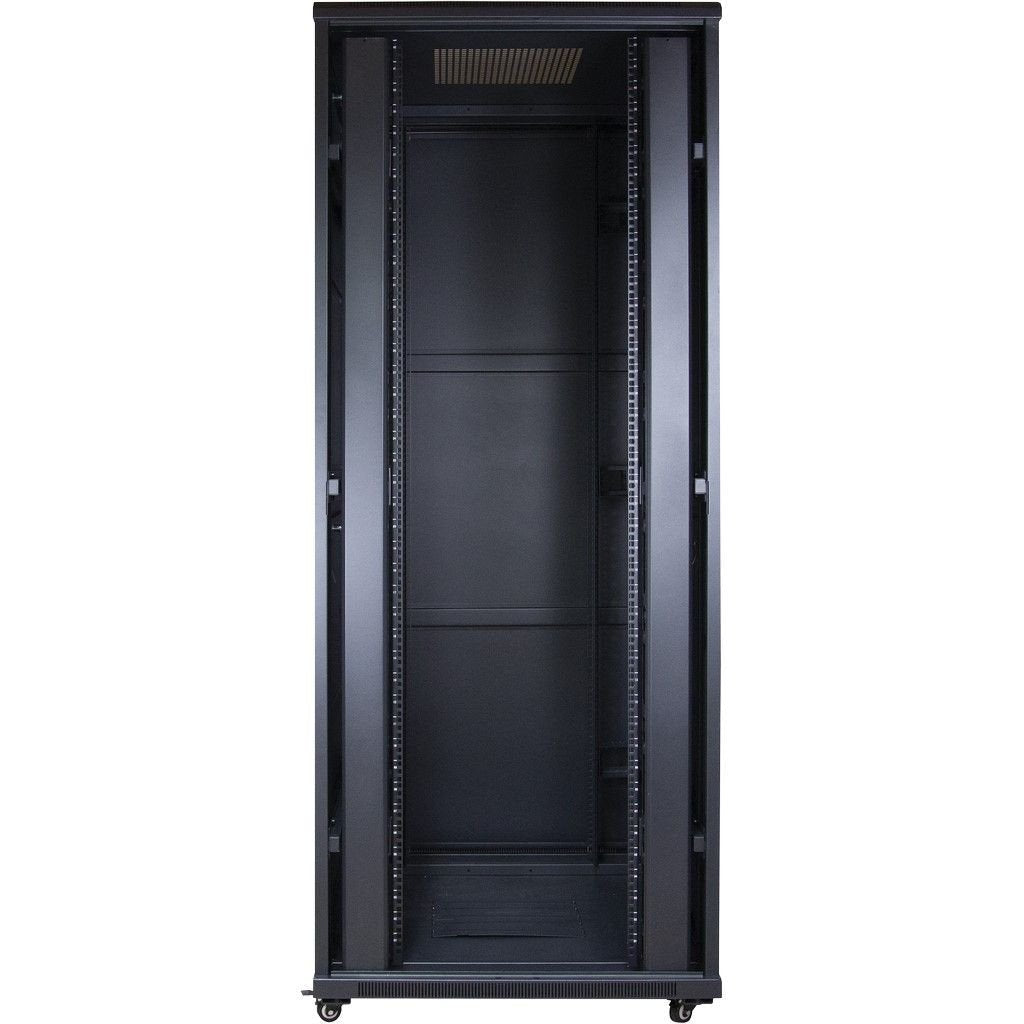 Inter-Tech 88887257 Armario Rack 42u Rack O Bastidor Independiente Negro, Armario It Negro, Rack O Bastidor Independiente, 42u, 800 Kg, Negro