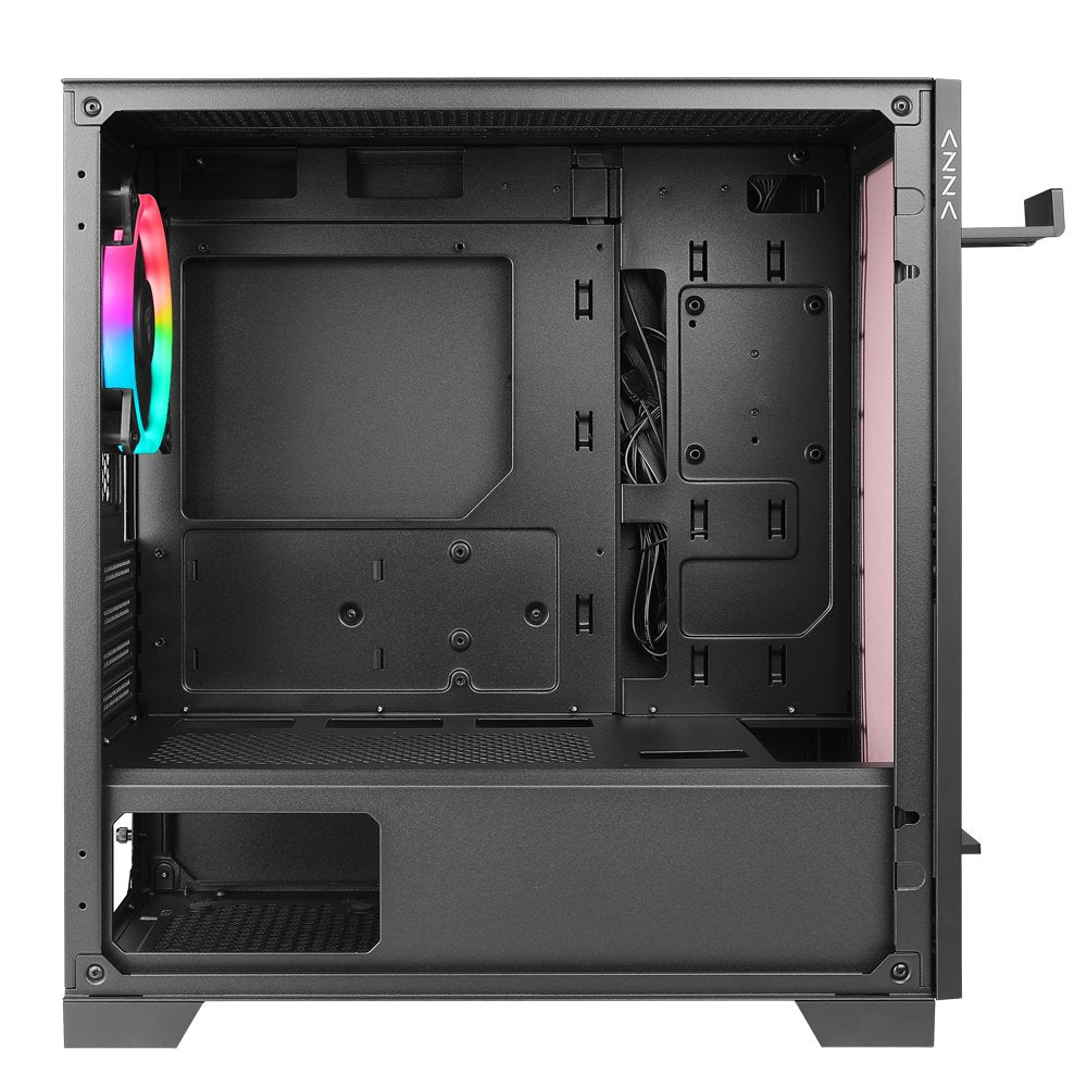 Caja Pc Azza Matx Elise 140 Tempered Glass Argb 2xusb3.0
