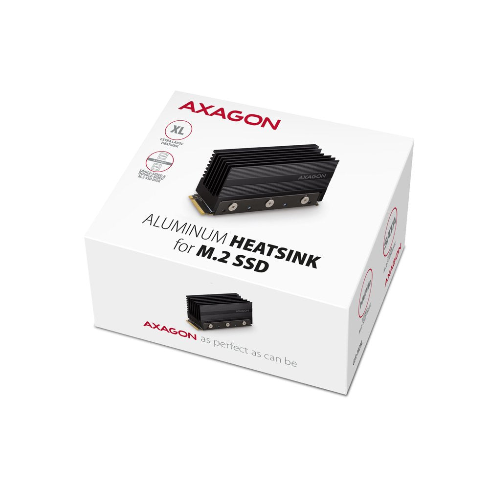 EAN 8595247906595 - Axagon CLR-M2XL sistema de refrigeración para ordenador M.2 NVMe SSD, Unidad de estado sólido Disipador t imagen 5