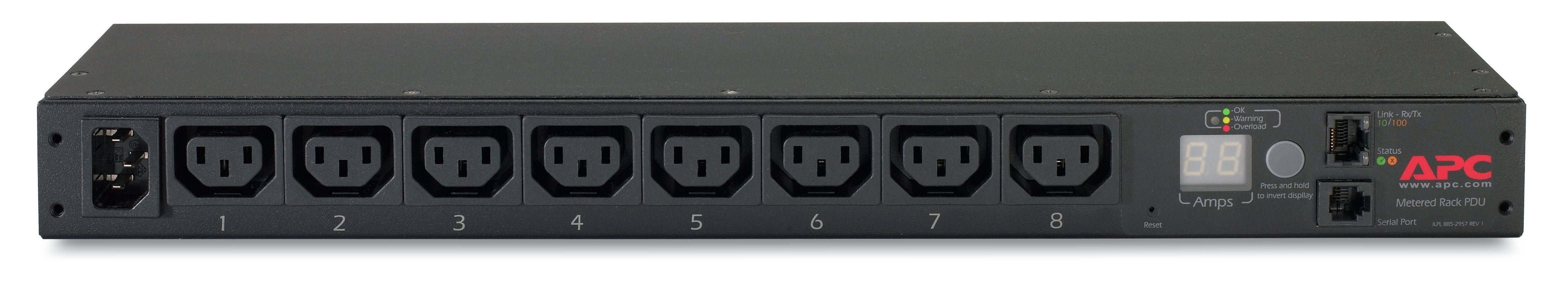 EAN 731304331506 - APC AP7820B unidad de distribución de energía (PDU) 8 salidas AC 0U/1U Negro imagen 3