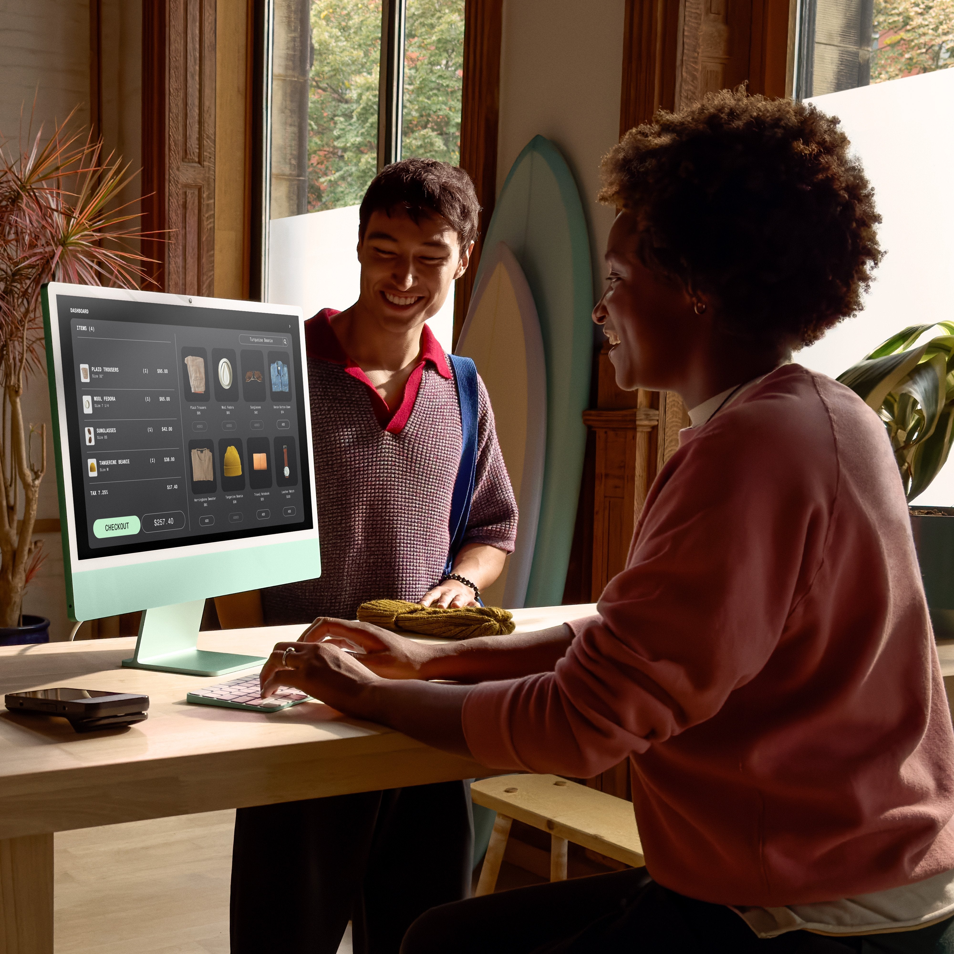 Apple Imac 24" 2024 4.5k M4 10c/10g 16/256gb Green Mwuy3t/A