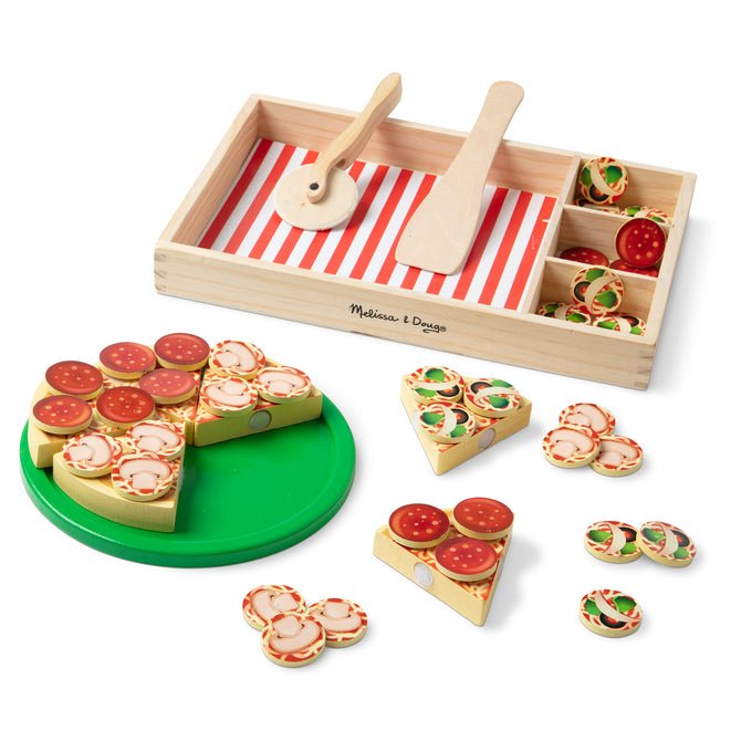 EAN 0681147005143 - Melissa & Doug Wooden Pizza Party imagen 1
