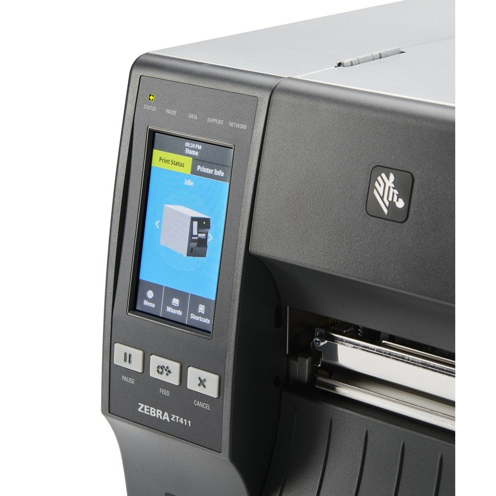 Tt Printer Dt Zt411 4in 300 Dpiprnt Ser Usb 10/100 Eth Bt 4.1/Mfi Us