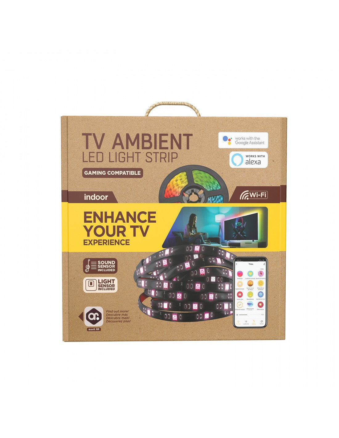 EAN 8426801164772 - Muvit MIOLST005 iluminación inteligente Tira de luz inteligente Wi-Fi imagen 4