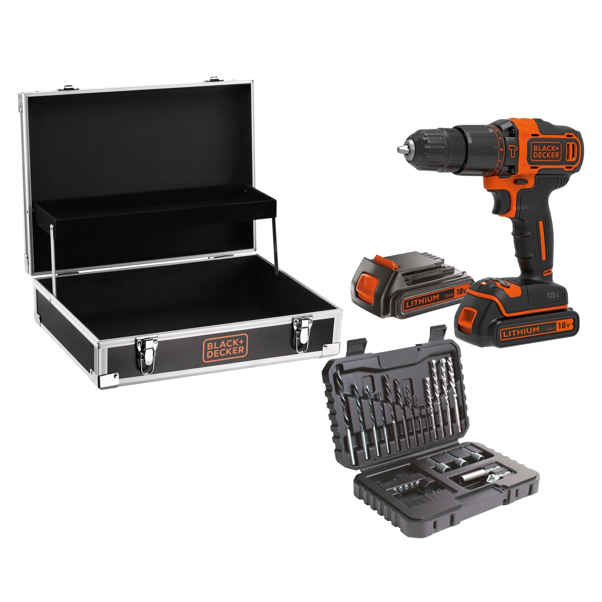 EAN 5035048728468 - Black & Decker BDCHD18B2FC-QW taladro imagen 1