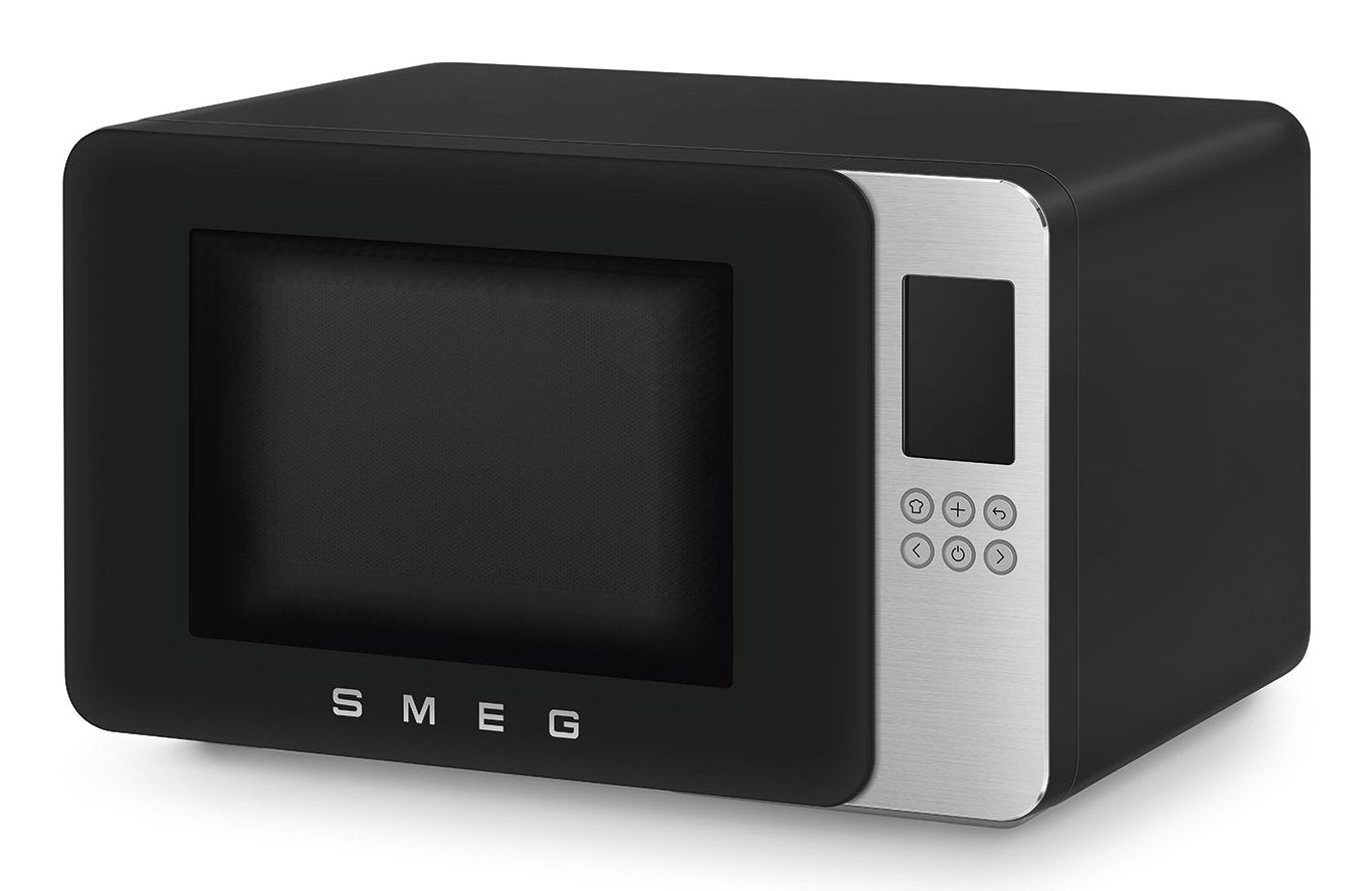Smeg Mikrowelle M. Grill Moc01blmeu , Negro