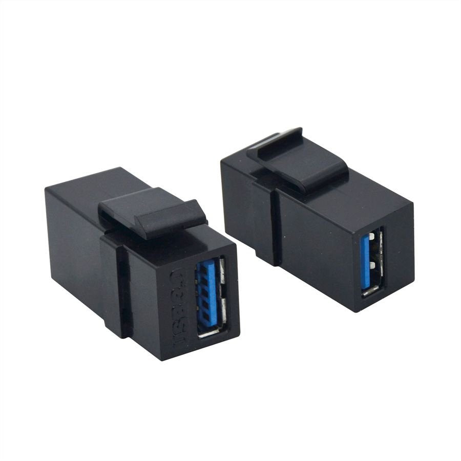Value Usb 3.2 Gen 1 Keystone Modul, Type A A, Schwarz