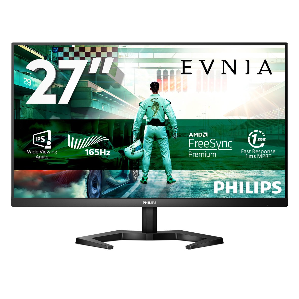 Philips 27m1n3200zs 00 27" Fhd Gaming Monitor Ips 16:9 165hz 4ms 250cd M2 Hdmi 2.0x2